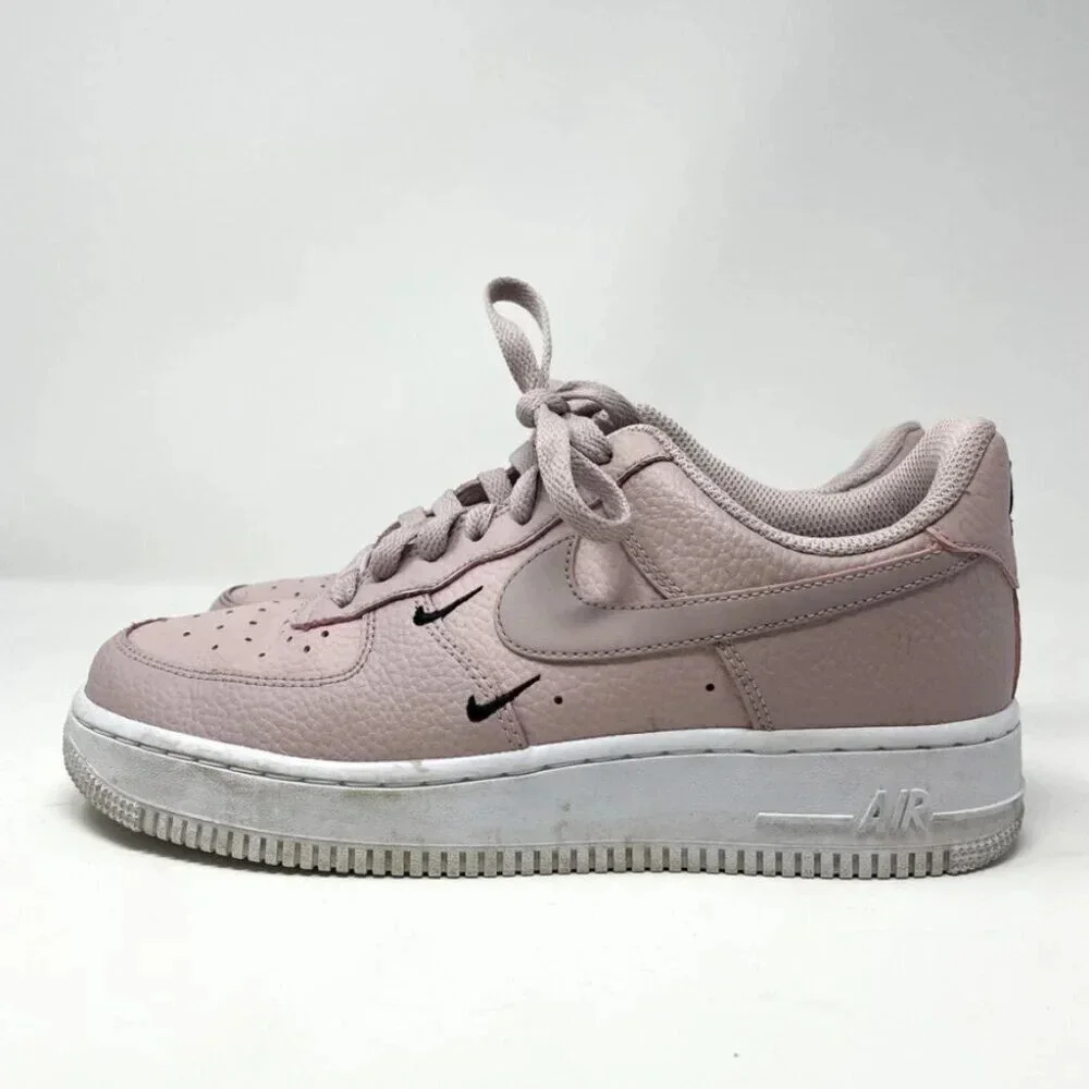 Nike Air Force 1 Low '07 Platinum Violet Low Top Sneakers Shoes Size 8 - Picture 4 of 10